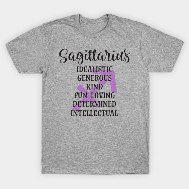 Sagittarius Sign T-Shirt by thechicgeek